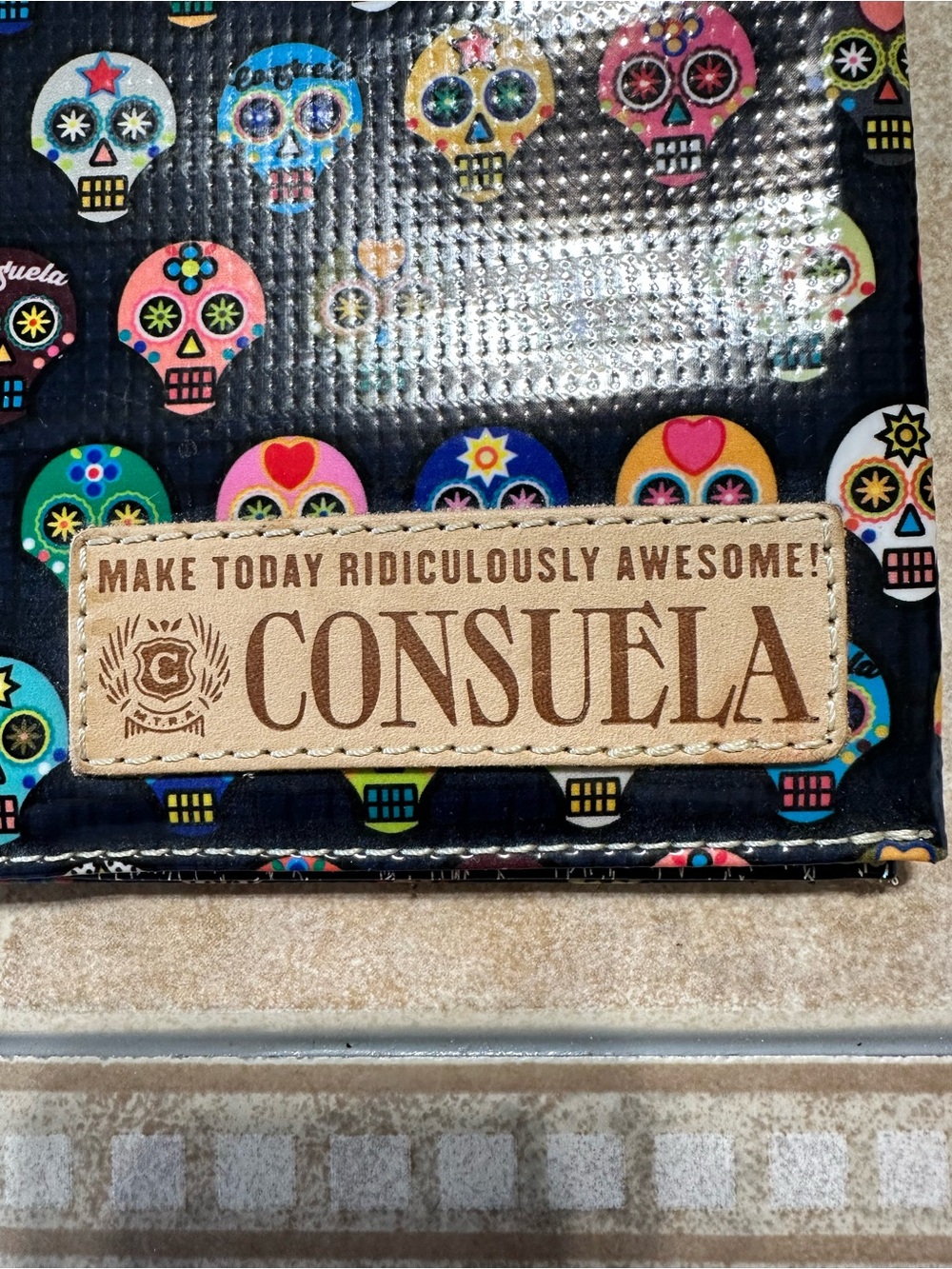 Consuela Multicolor Sugar Skull Notebook Cover - Never Used - Picture 2 of 8